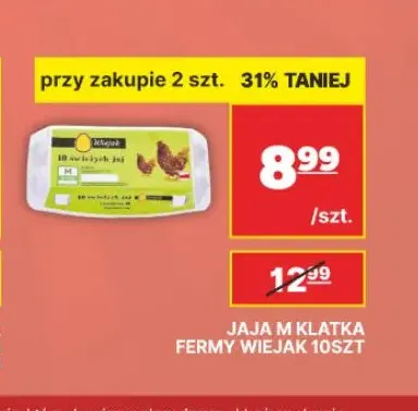 Jajka kurze M klatka Fermy Wiejak promocja w API Market