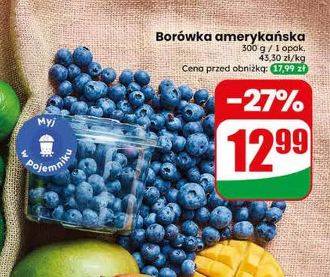 Borówka amerykańska promocja w Dino