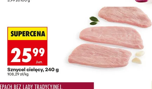 Sznycel cielęcy promocja w Biedronka