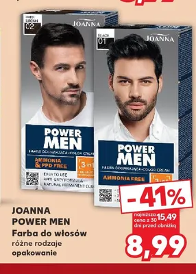 Farba do włosów Joanna Power Men promocja w Kaufland