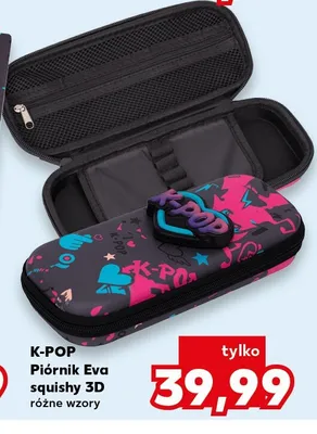 Piórnik Eva squishy 3D K-POP promocja w Kaufland