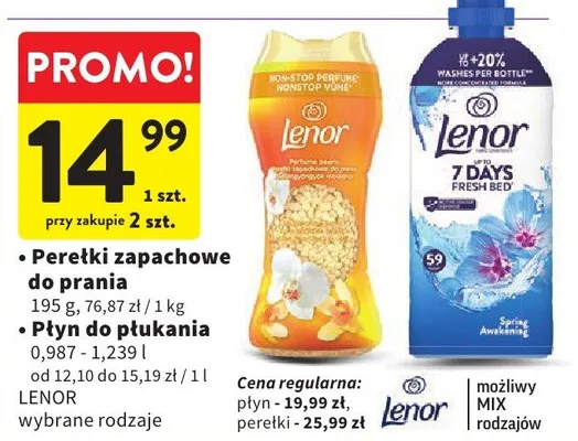 Perełki zapachowe do prania promocja w Intermarche