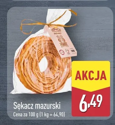 Sękacz mazurski promocja w Aldi