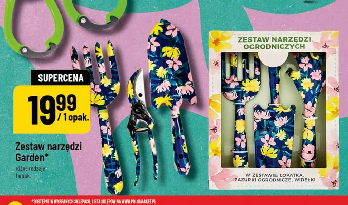 Zestaw narzędzi ogrodniczych Garden promocja w POLOmarket