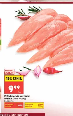 Polędwiczki z kurczaka Kraina Mięs promocja w Biedronka
