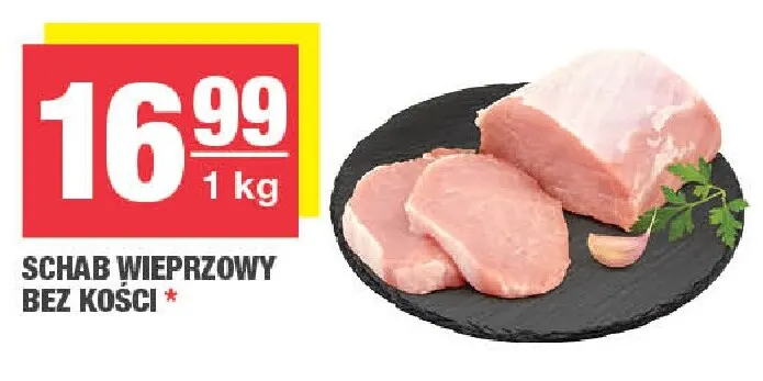 Schab wieprzowy bez kości promocja w SPAR