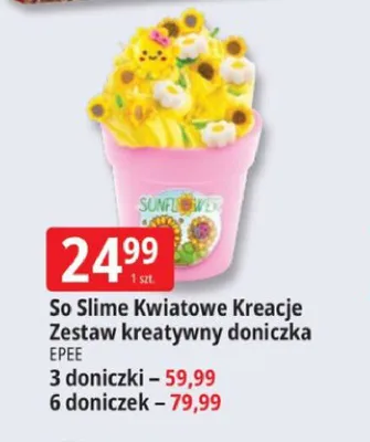 Zestaw kreatywny doniczka So Slime Kwiatowe Kreacje promocja w Leclerc