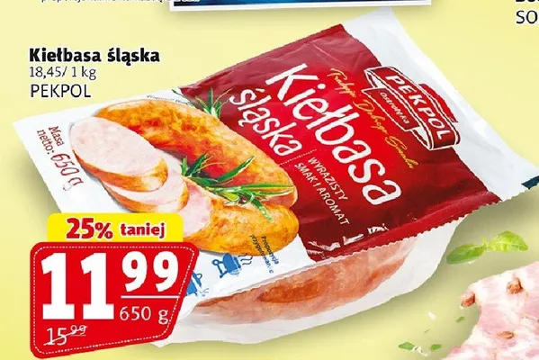Kiełbasa śląska Pekpol promocja w Prim Market