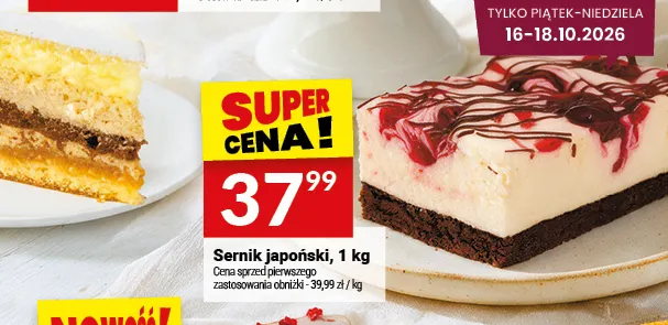 Sernik japoński Białecki promocja w Twój Market