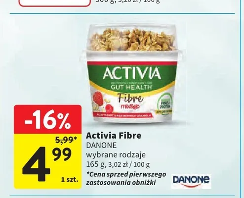 Activia Fibre DANONE promocja w Intermarche