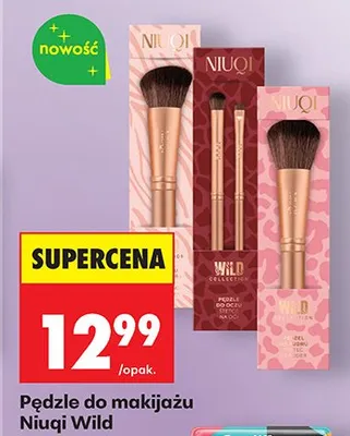 Pędzle do makijażu Wild promocja w Biedronka