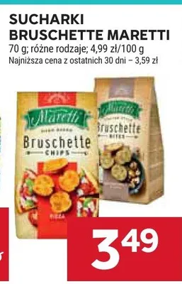 Sucharki Bruschette Maretti promocja w Stokrotka