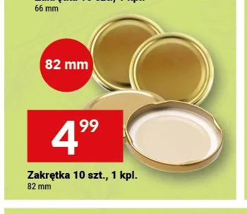 Zakrętka do słoików 82 mm promocja w Twój Market