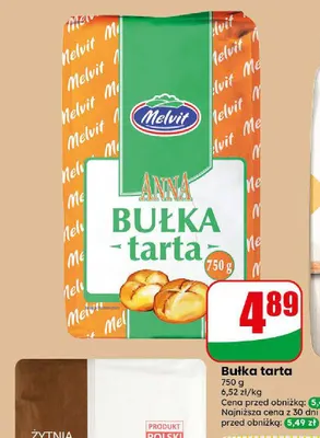 Bułka tarta Melvit promocja w Dino