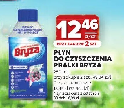 Płyn do czyszczenia pralki Bryza promocja w Stokrotka