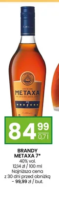 Brandy Metaxa 7* promocja w Twój Market