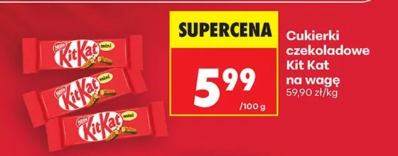 Cukierki czekoladowe na wagę promocja w Biedronka