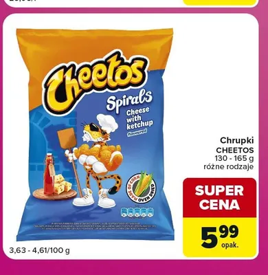 Chrupki Cheetos promocja w Carrefour Express