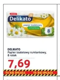 Papier toaletowy rumiankowy Delikato promocja w Blue Stop