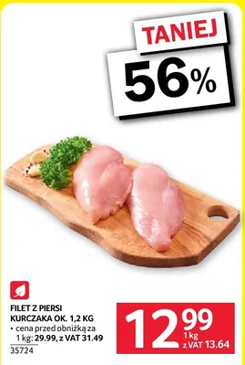Filet z piersi kurczaka ok. 1,2kg promocja w Selgros
