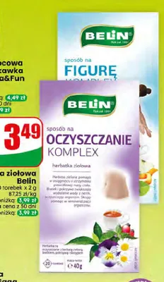 Herbatka ziołowa Belin Figure promocja w Dino