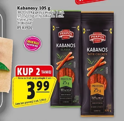 Kabanosy klasyczne Pekpol promocja w Prim Market