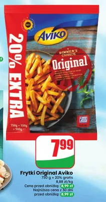Frytki Original Aviko promocja w Dino
