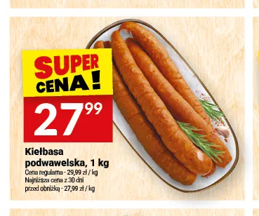 Kiełbasa podwawelska Białecki promocja w Twój Market