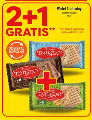 Wafel Teatralny kakaowy promocja w POLOmarket