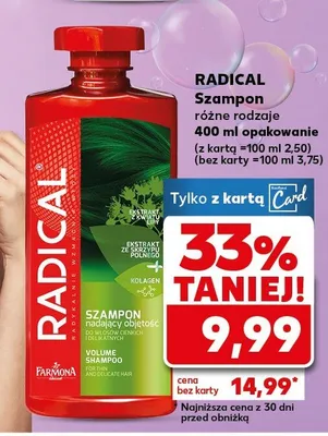 Szampon różne rodzaje promocja w Kaufland
