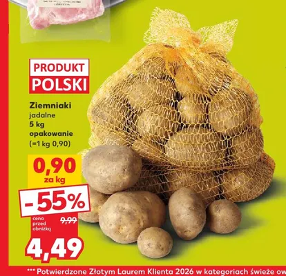 Ziemniaki jadalne polskie promocja w Kaufland