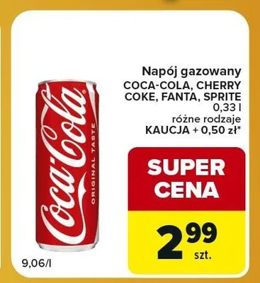 Napój gazowany Sprite promocja w Carrefour Express