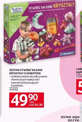 Zestaw stwórz własne kryształy Clementoni promocja w Selgros