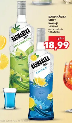 Koktajl Barmańska Shot Kamikaze promocja w Kaufland