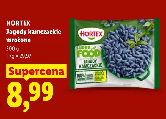 Jagody kamczackie mrożone promocja w Lidl
