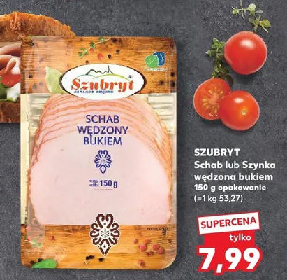 Schab lub Szynka wędzona bukiem promocja w Kaufland