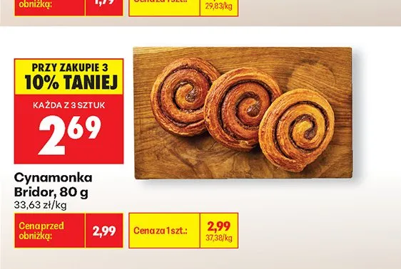 Cynamonka Bridor promocja w Biedronka
