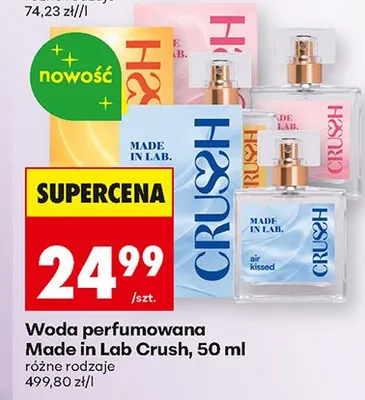 Woda perfumowana Made in Lab Crush promocja w Biedronka