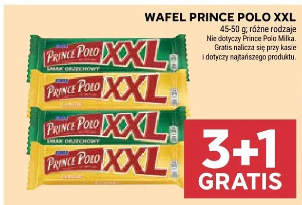 Wafel Prince Polo XXL smak orzechowy promocja w Stokrotka