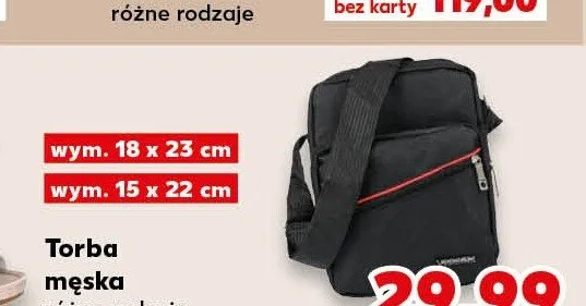 Torba męska promocja w Kaufland