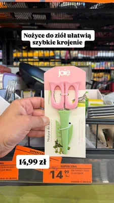 Nożyce do ziół Joie promocja w Biedronka