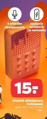 Głośnik dźwiękowy Halloween promocja w Netto