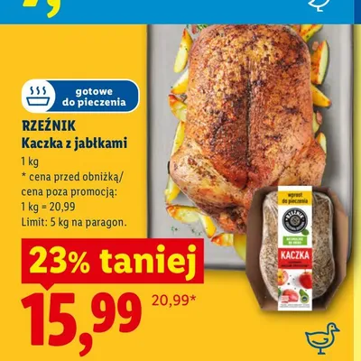 Kaczka z jabłkami Rzeźnik promocja w Lidl