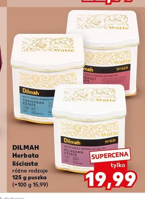 Herbata liściasta Dilmah Watte Craighead Estate promocja w Kaufland