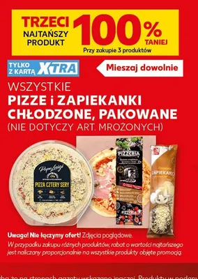 Pizze i zapiekanki chłodzone, pakowane promocja w Kaufland