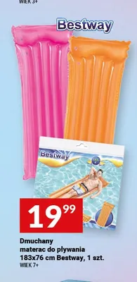 Dmuchany materac do pływania Bestway promocja w Twój Market