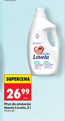 Płyn do płukania tkanin Lovela promocja w Biedronka