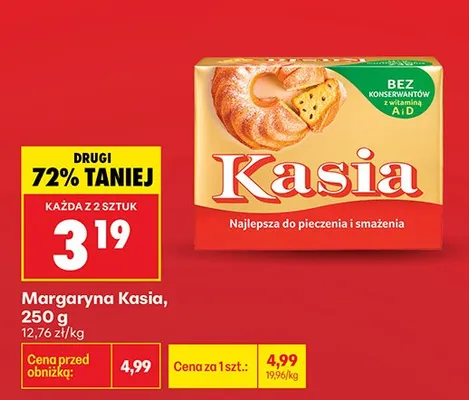 Margaryna Kasia promocja w Biedronka