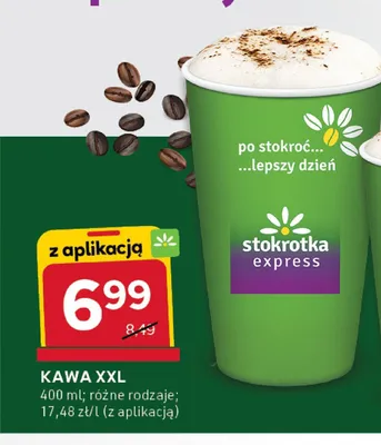 Kawa XXL Stokrotka Express promocja w Stokrotka