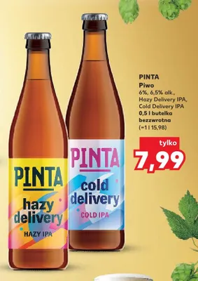 Piwo Pinta Hazy Delivery Hazy IPA promocja w Kaufland